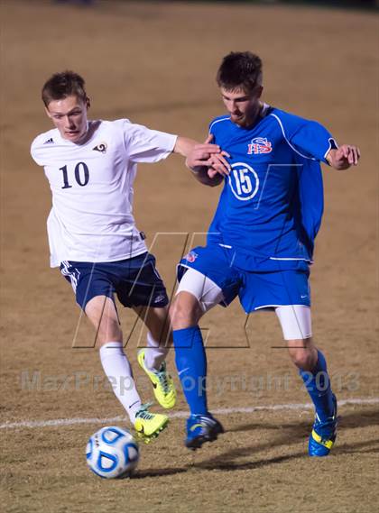 Thumbnail 3 in Roberson vs. Sanderson (NCHSAA 4A Final) photogallery.