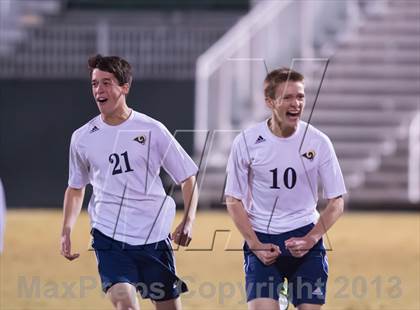 Thumbnail 3 in Roberson vs. Sanderson (NCHSAA 4A Final) photogallery.