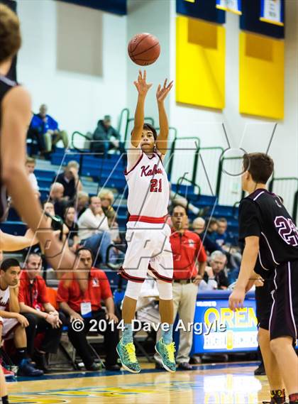 Thumbnail 3 in Kahuku vs Jordan (FreeTaxUSA Shootout) photogallery.