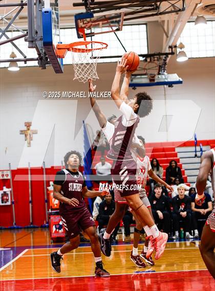 Thumbnail 2 in Newman AAA Vs St Peter's Prep (The Preview HS Showcase) photogallery.