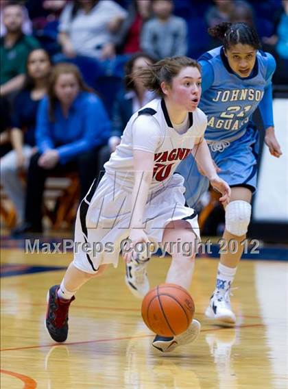 Thumbnail 3 in Johnson @ Wagner (UIL 5A Bi-District Playoff) photogallery.