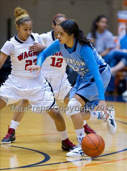 Thumbnail 3 in Johnson @ Wagner (UIL 5A Bi-District Playoff) photogallery.