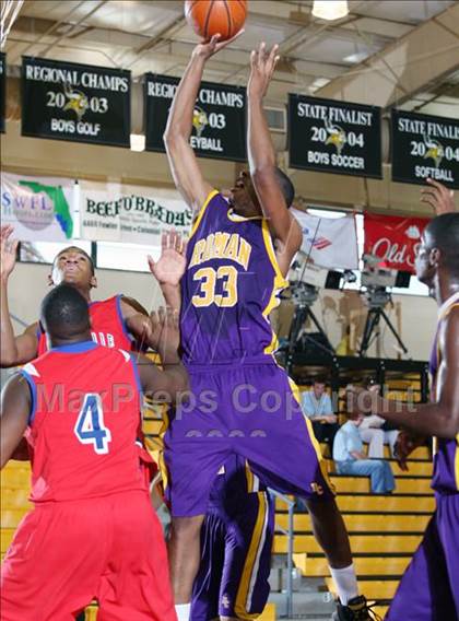Thumbnail 1 in Roman Catholic vs. Duncanville (City of the Palms Classic) photogallery.