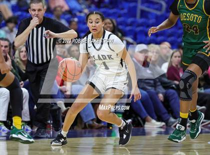 Thumbnail 3 in Clark vs. DeSoto (UIL 6A Basketball State Final) photogallery.