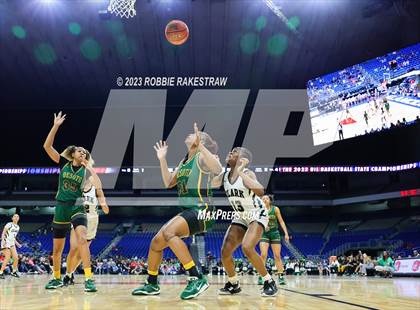 Thumbnail 1 in Clark vs. DeSoto (UIL 6A Basketball State Final) photogallery.