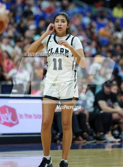 Thumbnail 1 in Clark vs. DeSoto (UIL 6A Basketball State Final) photogallery.