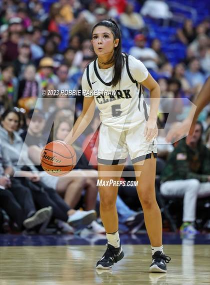 Thumbnail 2 in Clark vs. DeSoto (UIL 6A Basketball State Final) photogallery.