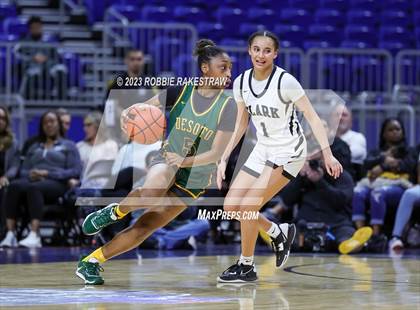 Thumbnail 3 in Clark vs. DeSoto (UIL 6A Basketball State Final) photogallery.