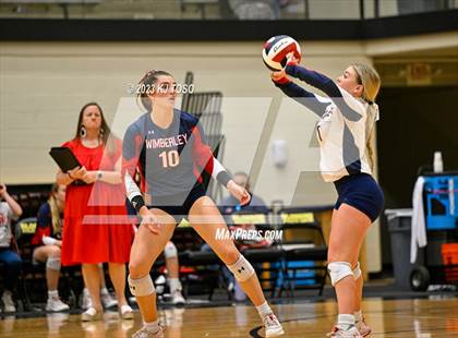 Thumbnail 2 in Davenport vs. Wimberley (UIL 4A Regional Final) photogallery.
