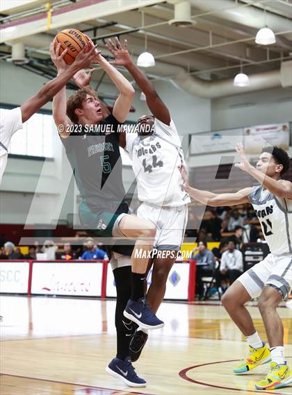 Thumbnail 1 in Rancho Cucamonga vs Fairmont Prep (So Cal Showdown) photogallery.