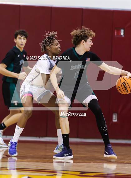 Thumbnail 2 in Rancho Cucamonga vs Fairmont Prep (So Cal Showdown) photogallery.