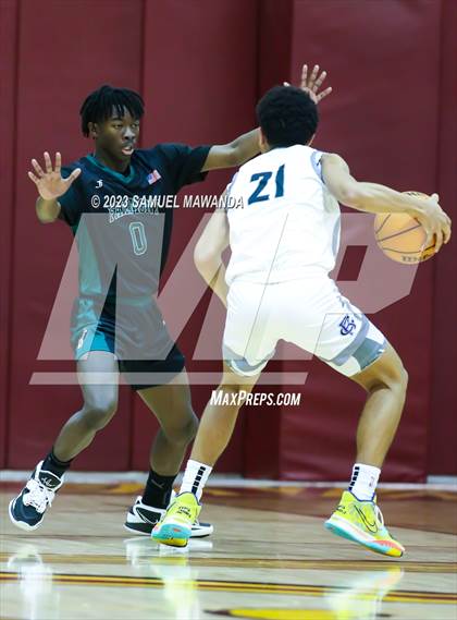 Thumbnail 2 in Rancho Cucamonga vs Fairmont Prep (So Cal Showdown) photogallery.
