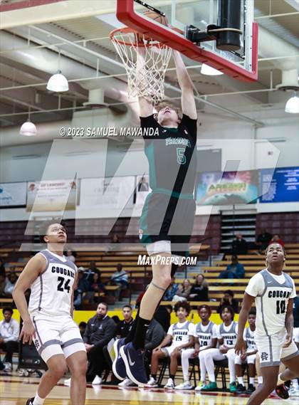 Thumbnail 3 in Rancho Cucamonga vs Fairmont Prep (So Cal Showdown) photogallery.