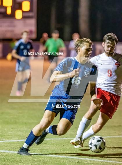 Thumbnail 1 in Statesville Christian vs Fayetteville Academy (NCISAA 2A - Quarterfinal) photogallery.