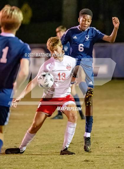 Thumbnail 2 in Statesville Christian vs Fayetteville Academy (NCISAA 2A - Quarterfinal) photogallery.