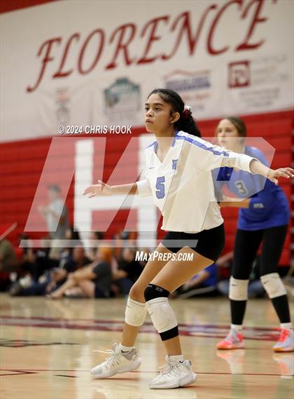 Thumbnail 2 in Fountain Hills vs Florence (The Florence VB Invitational) photogallery.
