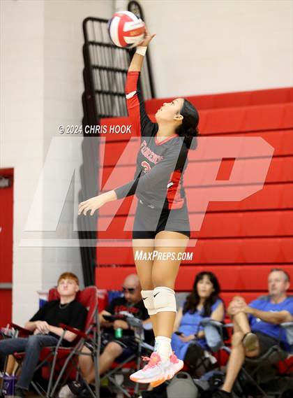Thumbnail 1 in Fountain Hills vs Florence (The Florence VB Invitational) photogallery.