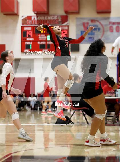 Thumbnail 2 in Fountain Hills vs Florence (The Florence VB Invitational) photogallery.