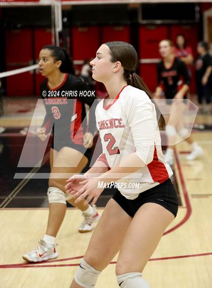 Thumbnail 2 in Fountain Hills vs Florence (The Florence VB Invitational) photogallery.