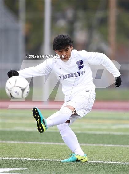 Thumbnail 2 in Lafayette vs. Olmsted (Section 6 Class B Semifinal) photogallery.