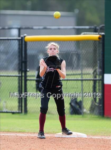 Thumbnail 3 in Spring vs Cinco Ranch (The Woodlands Lady Highlander Tournament) photogallery.