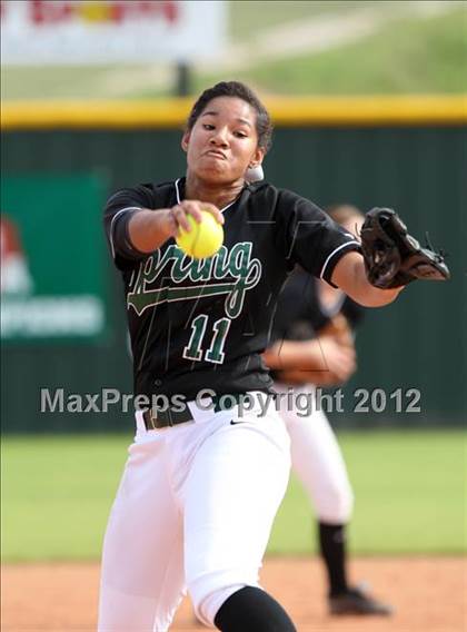 Thumbnail 1 in Spring vs Cinco Ranch (The Woodlands Lady Highlander Tournament) photogallery.