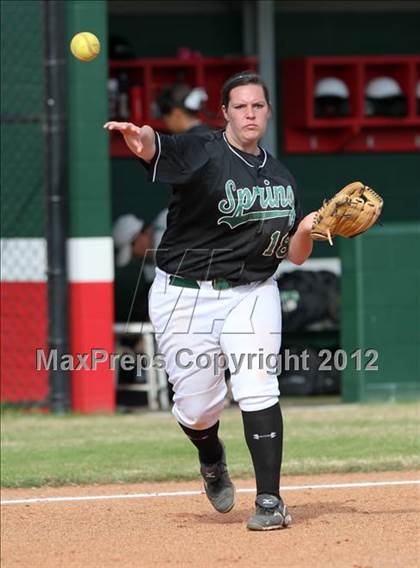 Thumbnail 1 in Spring vs Cinco Ranch (The Woodlands Lady Highlander Tournament) photogallery.