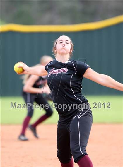 Thumbnail 3 in Spring vs Cinco Ranch (The Woodlands Lady Highlander Tournament) photogallery.