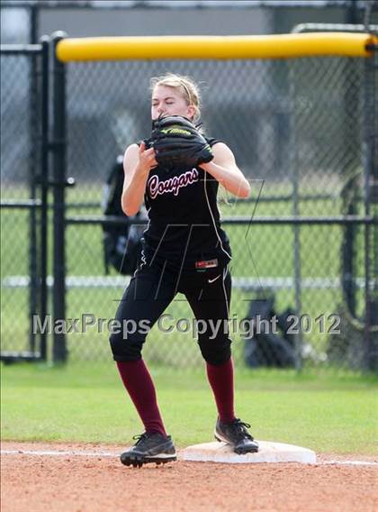 Thumbnail 2 in Spring vs Cinco Ranch (The Woodlands Lady Highlander Tournament) photogallery.