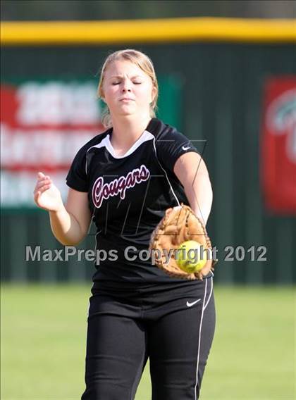 Thumbnail 3 in Spring vs Cinco Ranch (The Woodlands Lady Highlander Tournament) photogallery.