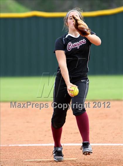 Thumbnail 2 in Spring vs Cinco Ranch (The Woodlands Lady Highlander Tournament) photogallery.