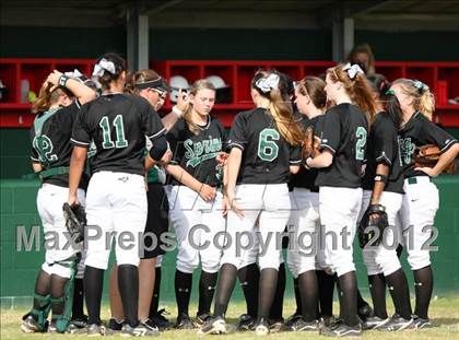Thumbnail 2 in Spring vs Cinco Ranch (The Woodlands Lady Highlander Tournament) photogallery.