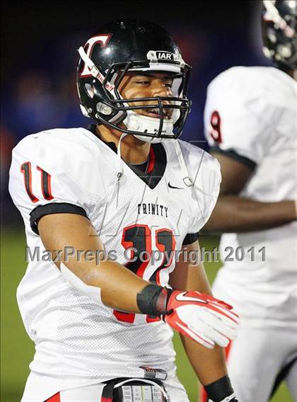 Thumbnail 2 in Trinity vs. Duncanville ( 5A Division 1 Bi-District Playoff ) photogallery.