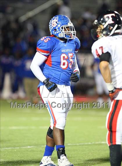 Thumbnail 3 in Trinity vs. Duncanville ( 5A Division 1 Bi-District Playoff ) photogallery.