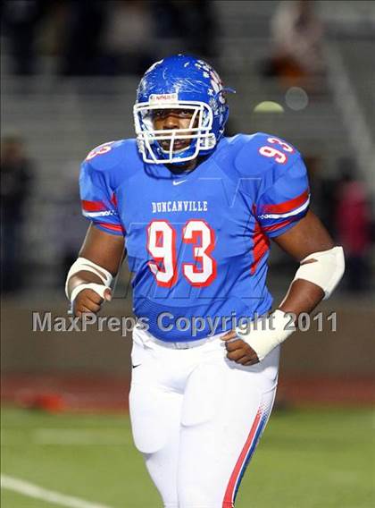 Thumbnail 3 in Trinity vs. Duncanville ( 5A Division 1 Bi-District Playoff ) photogallery.