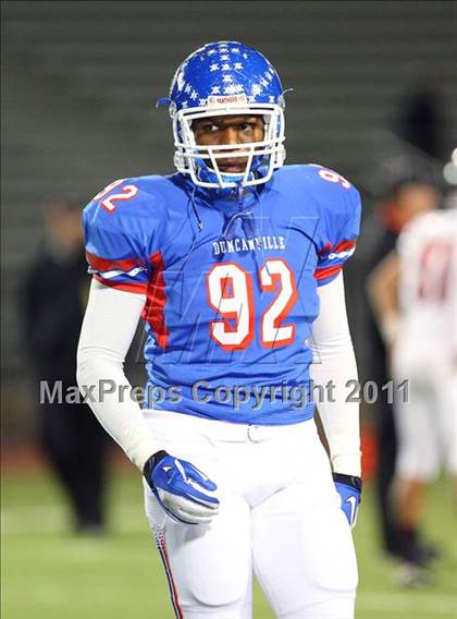 Thumbnail 3 in Trinity vs. Duncanville ( 5A Division 1 Bi-District Playoff ) photogallery.