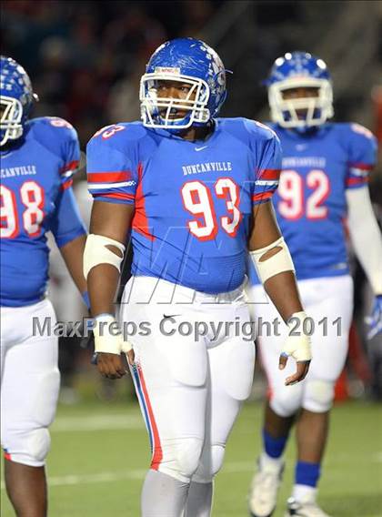 Thumbnail 2 in Trinity vs. Duncanville ( 5A Division 1 Bi-District Playoff ) photogallery.