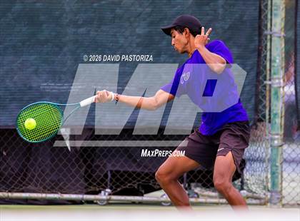 Thumbnail 1 in AIA D1 Singles Finals photogallery.