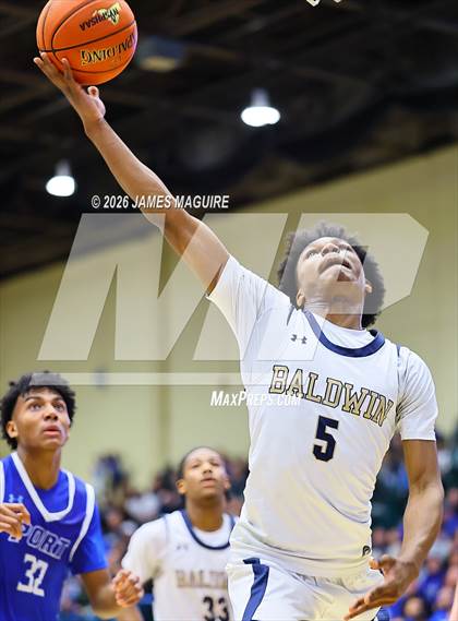 Thumbnail 2 in Port Washington vs. Baldwin (NYSPHSAA Class AAA Section 8 Final) photogallery.