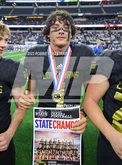 Thumbnail 2 in Westbrook vs. Gordon (UIL 1A D1 Football Final Medal Ceremony) photogallery.