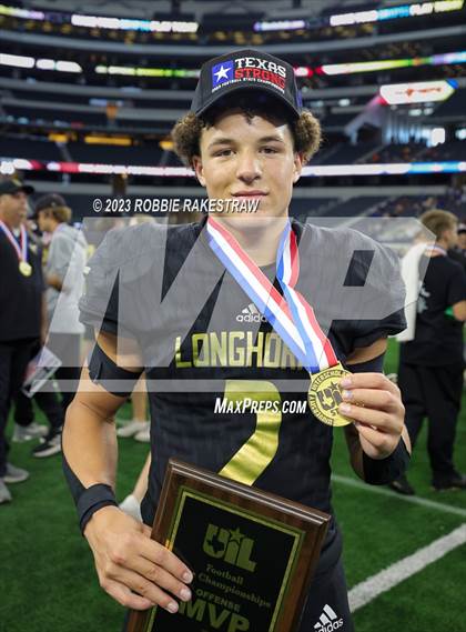 Thumbnail 2 in Westbrook vs. Gordon (UIL 1A D1 Football Final Medal Ceremony) photogallery.