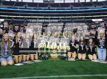 Thumbnail 2 in Westbrook vs. Gordon (UIL 1A D1 Football Final Medal Ceremony) photogallery.