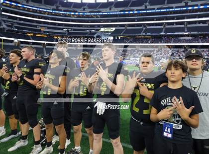 Thumbnail 1 in Westbrook vs. Gordon (UIL 1A D1 Football Final Medal Ceremony) photogallery.