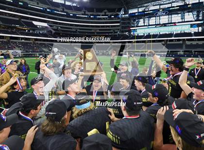 Thumbnail 2 in Westbrook vs. Gordon (UIL 1A D1 Football Final Medal Ceremony) photogallery.