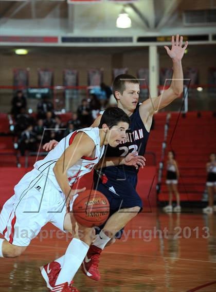 Thumbnail 1 in Maize vs. Manhattan (McPherson Invitational) photogallery.