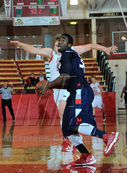 Thumbnail 2 in Maize vs. Manhattan (McPherson Invitational) photogallery.