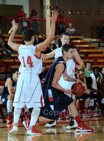 Thumbnail 3 in Maize vs. Manhattan (McPherson Invitational) photogallery.