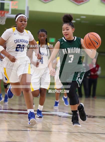 Thumbnail 2 in Crenshaw vs Hamilton (CIF LACS D2 Final) photogallery.