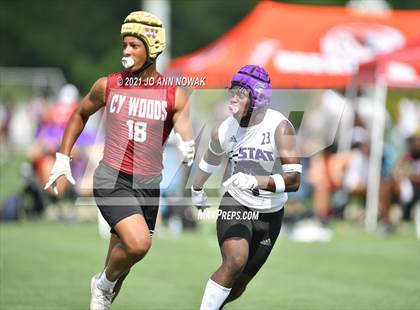 Thumbnail 3 in College Station vs Cypress Woods (Division I Quarterfinals - Texas State 7-on-7 Tournament) photogallery.