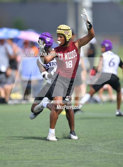 Thumbnail 1 in College Station vs Cypress Woods (Division I Quarterfinals - Texas State 7-on-7 Tournament) photogallery.
